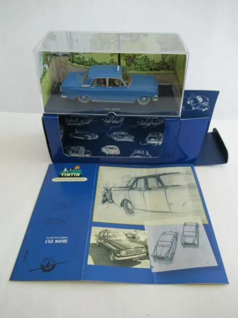 Le Taxi bleu - Voiture Tintin HERGE N°45 - Neuf boite bleu + certificat 2