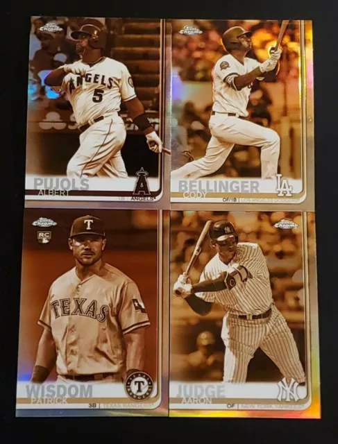 2019 Topps Chrome SEPIA REFRACTORS with Rookies You Pick the Card