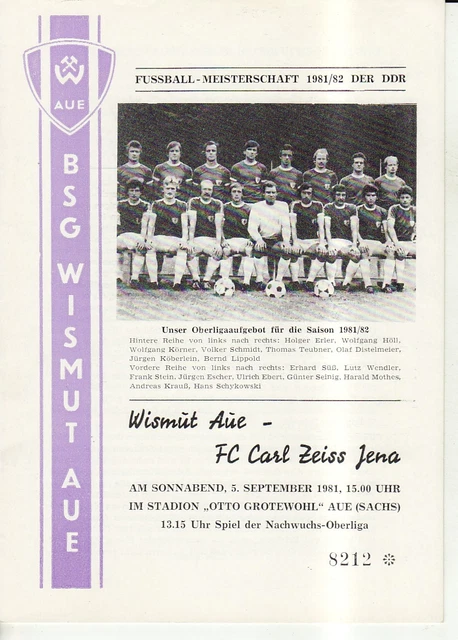 Billet 1.FC Magdebourg Vs BSG Wismut Aue – 24.5.1989, RDA Oberliga, FCM