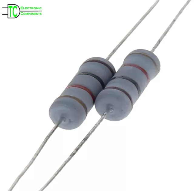 3W Carbon Film Resistors 5% 0.1 ohm to 1M ohm FULL RANGE AVAILABLE