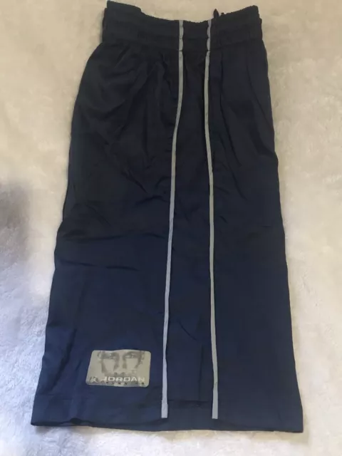 Nike Air Jordan Trunning Shorts Navy/Gray Mens Size Large Pocket.