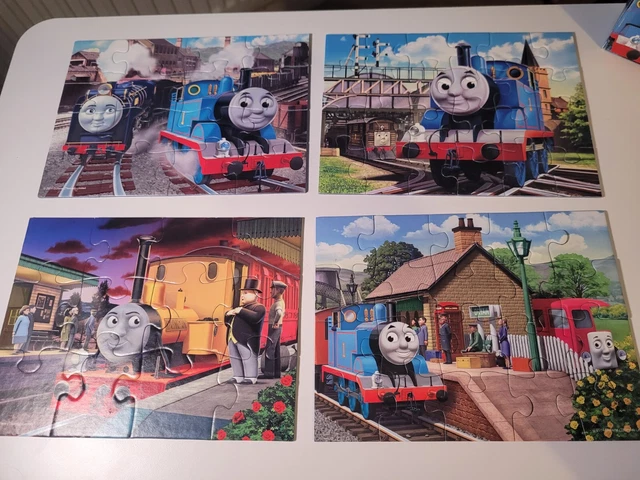 THOMAS THE TANK ENGINE SET OF 4 PUZZLES IN ONE BOX Ravensburger £4.00 ...