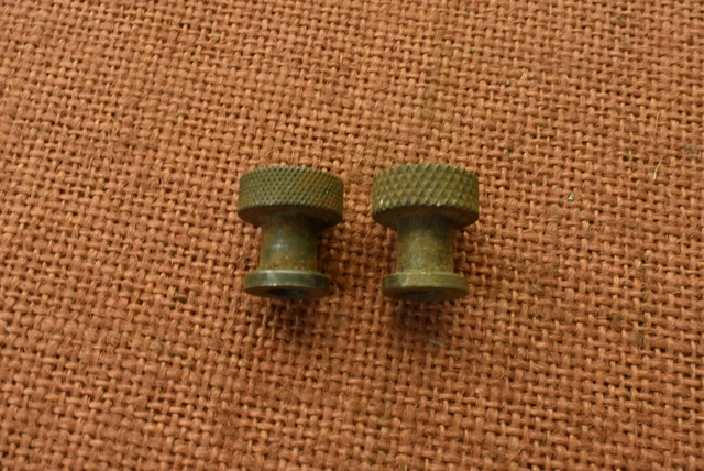 Spare Pair of Cutter Adjusting Nuts for Record Adjustable Spokeshave, no screws