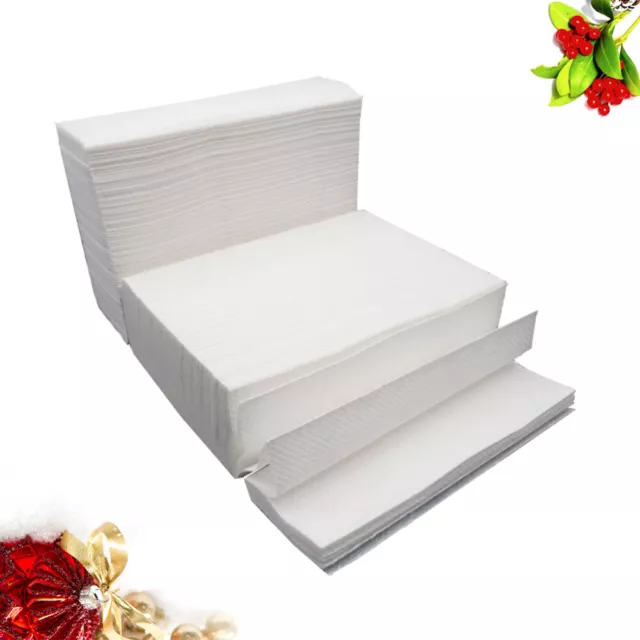 400 PCS Toilet Paper Table Tissue Hand Towel Water-absorbent Thickened
