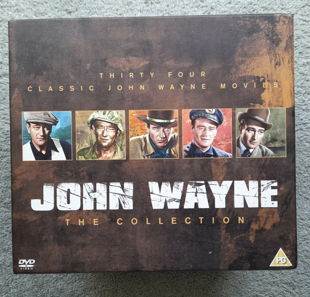 JOHN WAYNE - THE COLLECTION (34 Movies on 30 DVDs) BOX SET £45.00 ...