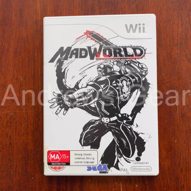 MADWORLD WII GAME Hack and Slash Game SEGA Game Shigenori Nishikawa R Rated  Game $22.22 - PicClick AU