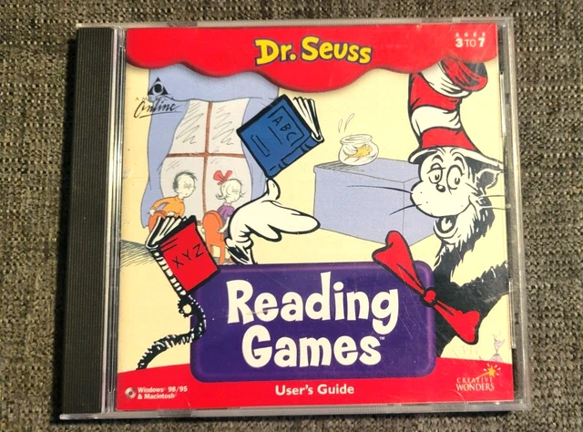 DR SEUSS READING Games Windows PC Cd 1995/1998 & Mac Intosh $9.99 ...