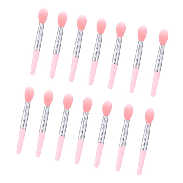 1 set makeup pinsel silikonköpfe lippenbürste frauen lidschatten applikator