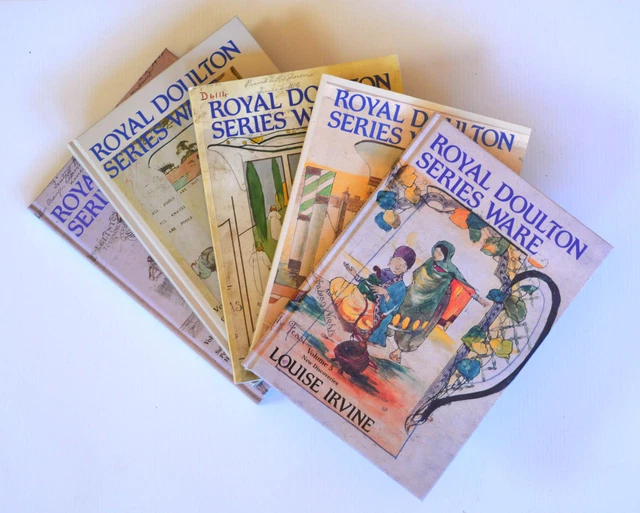 A Complete Set Of Royal Doulton Series Ware Books - Volumes 1 -5  (5 Books)