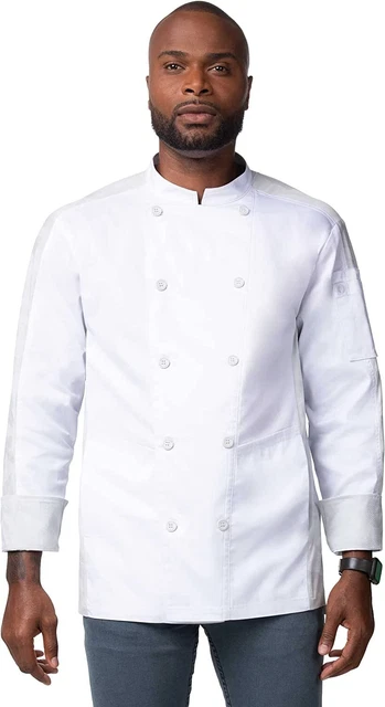 Chef Works Mens Mojave Coat 3X-Large, White