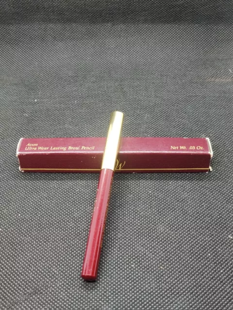 Avon Ultra Wear Brow Pencil Dark Brown nos .03 oz