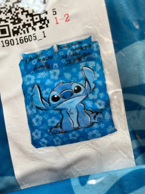 New Disney Stitch Queen/Full Size Duvet Cover With 2 Pillowcases