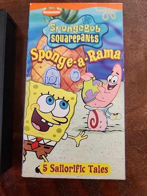 SPONGEBOB SQUAREPANTS SPONGE-A-RAMA VHS 2003 Nickelodeon Nick 5 ...