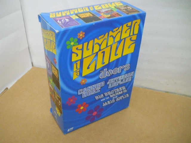 SUMMER OF LOVE 4 DVD Box Set~ Canned Heat Doors, Jefferson