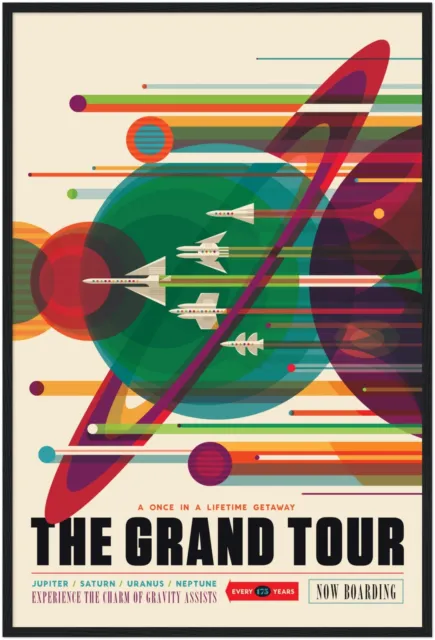 The Grand Tour - Visions of the Future - Framed Wall Art Poster