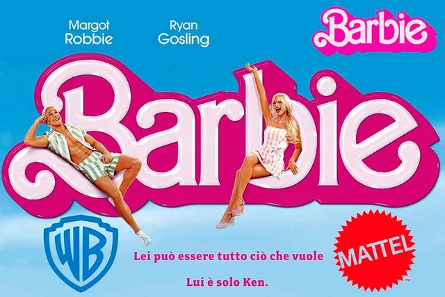 BARBIE (2023) POSTER Manifesto Locandina del film Margot Robbie Ryan
