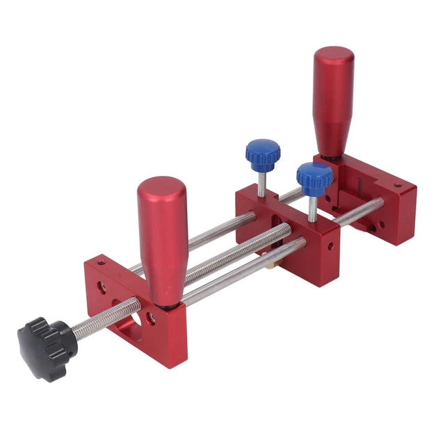 Woodworking Tenoning Safety Clamp Aluminum Alloy Manual Pusher Guide Clamp