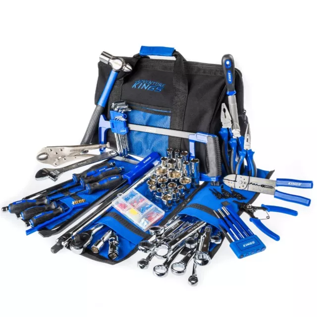 Adventure Kings 174 Pieces Complete Bush Mechanic Toolkit Spanner Socket Plier