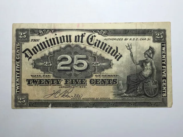 Canada 25 Cents 1900 VF/XF