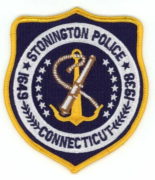 Connecticut Ct Stonington Police Nice Shoulder Patch Sheriff