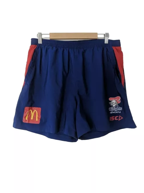 Newcastle Knights RUGBY LEAGUE SHORTS XXL 2XL Footy Nrl Arl Nswrl ISC