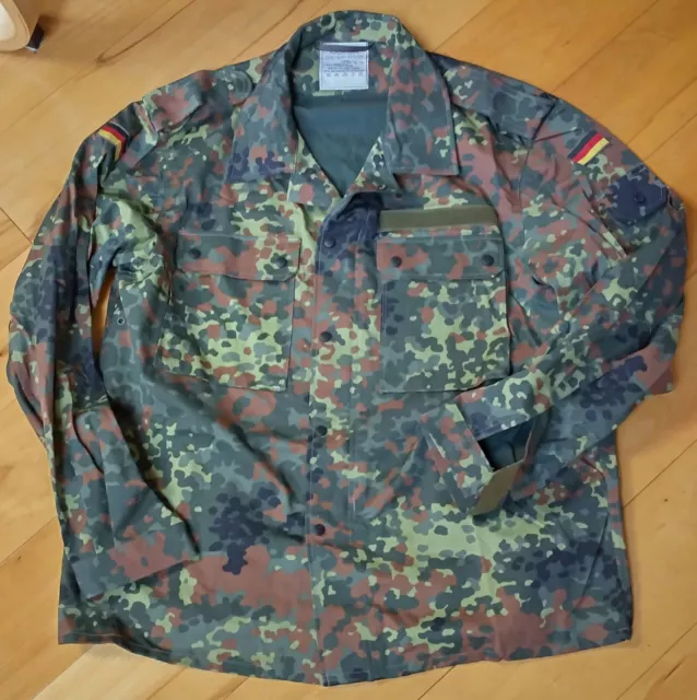 BW Feldhemd NEU Gr. 10 Bundeswehr Bluse Jacke 5 Farben Flecktarn Tarndruck Army