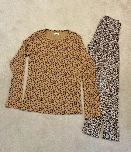 Maglietta leggings per bambina Next pacchetto look leopardato stampe animali top 11 anni