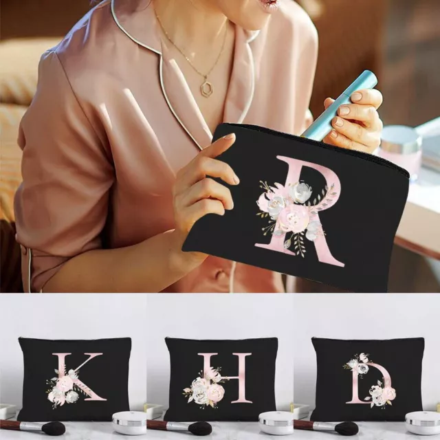 Makeup Bag Travel Cosmetic Organizer Storage Bag bride Bridesmaid Zip bag