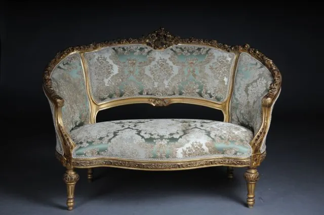 Elegantes Sofa / Kanapee / Couch im Rokoko / Louis XV Stil B-Dom-97 *