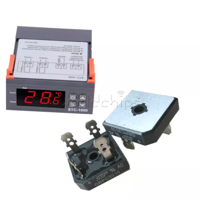 110~220V STC-1000 Digital Temperature Controller Temp Sensor Thermostat Control