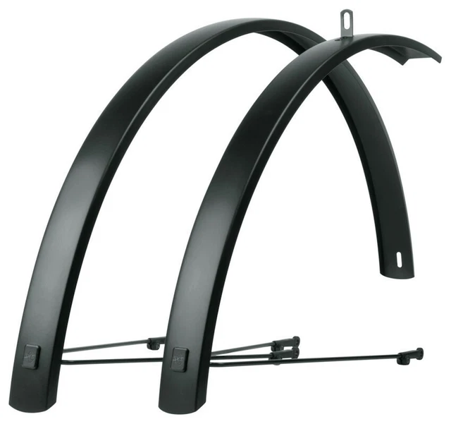 SKS Schutzblech EDGE AL matt schwarz Aluminium 56mm