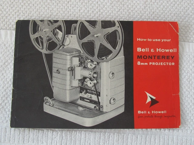 Bell & Howell Monterey 8mm Movie Projector Instruction Manual