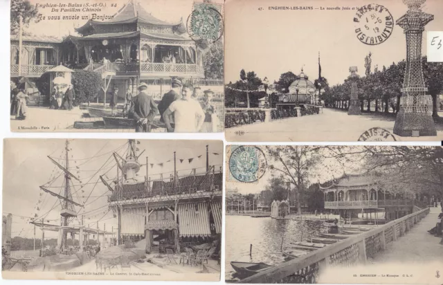 Enghien les Bains La Jetée, Le Kiosque 4 CPA