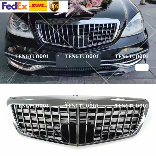 Front Grille For Mercedes Benz S class W221 Maybach Style S65 S63 06-13