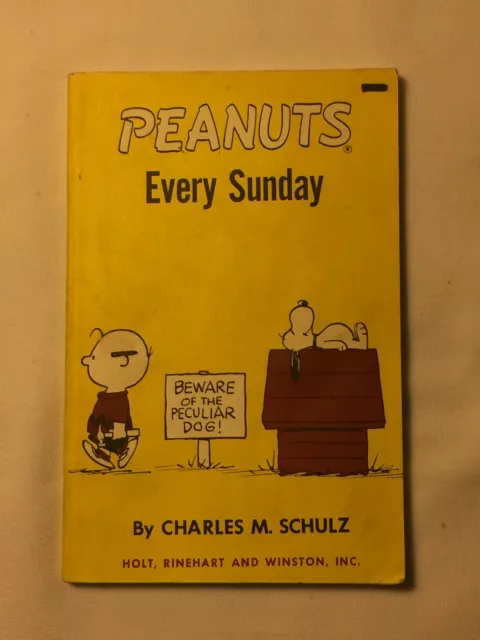PEANUTS EVERY SUNDAY by Charles Schulz - 1968 paperback book