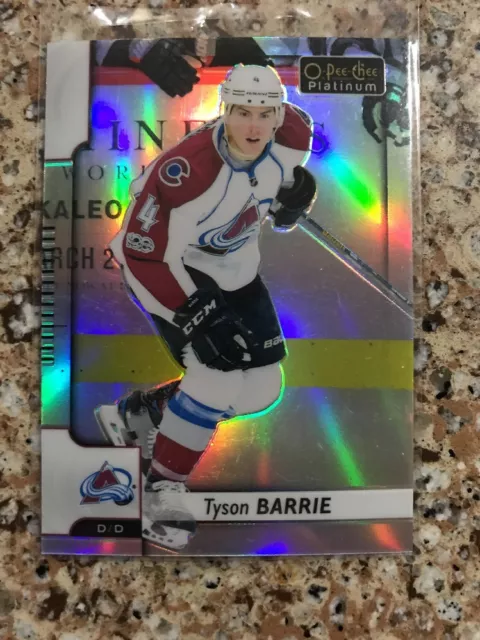 2017-18 17/18 O-Pee-Chee Platinum Rainbow Tyson Barrie #99 Colorado Avalanche