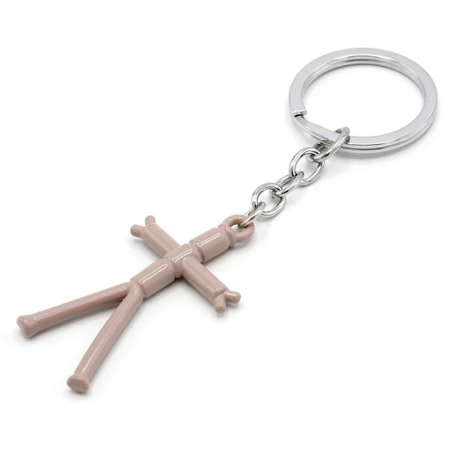 NEW NOBARA KUGISAKI Straw Doll JUJUTSU KAISEN 2 inch Keychain Key Chain