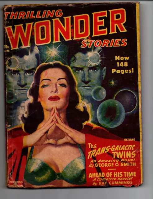 Thrilling Wonder Stories -June 1948- vol XXXII #2 - Ray Bradbury - Pulp Magazine