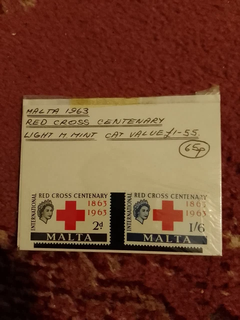 MALTA 1963 - Centenary Of Red Cross Stamps