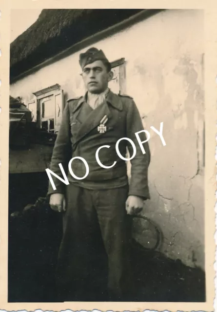 Foto WK II Wehrmacht Portrait Soldat Josef Orden Russland 1941 Россия J1.28
