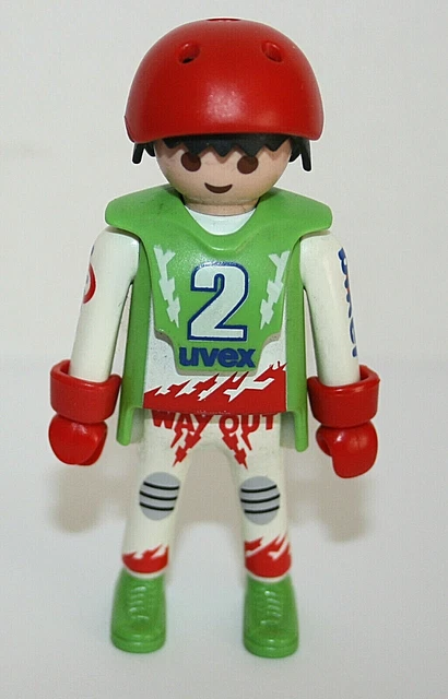 PLAYMOBIL 4417 PERSONNAGE Biker Vtt Cycliste Uvex EUR 3,50 - PicClick FR