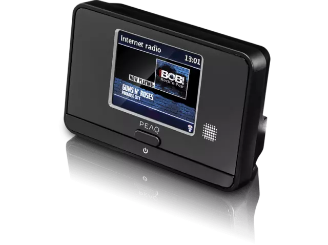 PEAQ PDR10BT-B Digitalradio, DAB+, FM, Internet Radio, Bluetooth, Schwarz