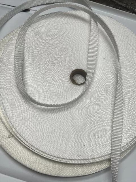100'+ X 5/8" BULL LINE BY DURALINE. 1800 Lb Test Rope Cable MULE TAPE HERCULINE