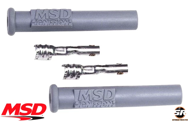 MSD Replacement Boots & Terminals For 8.5mm Spark Plug Wires - 3301