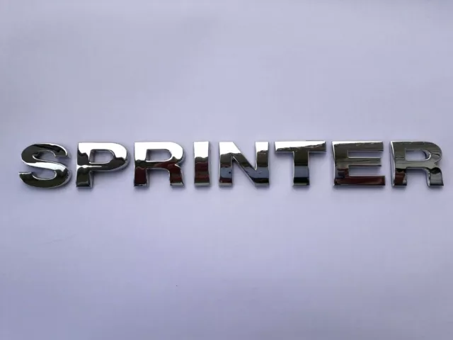 New Chrome 3D Self-adhesive Car Letters badge emblem sticker Spelling SPRINTER