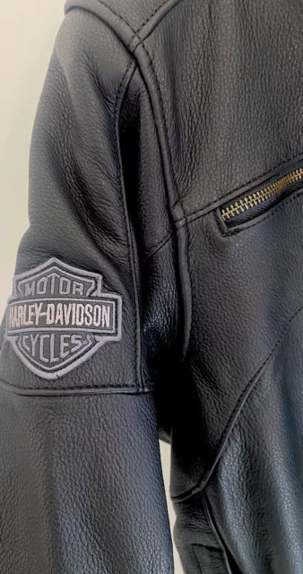 Harley Davidson mens leather jacket 98045-19 VT size large Tall NWT  Retail $695 3