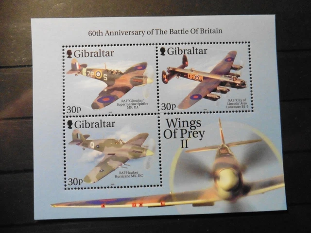Gibraltar 2000; Flugzeuge II; Block 43; postfrisch xx; s. Scan;