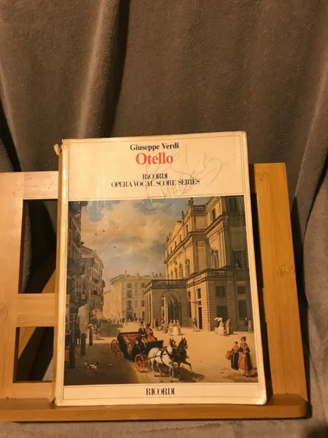 Verdi Otello partition chant piano éditions Ricordi