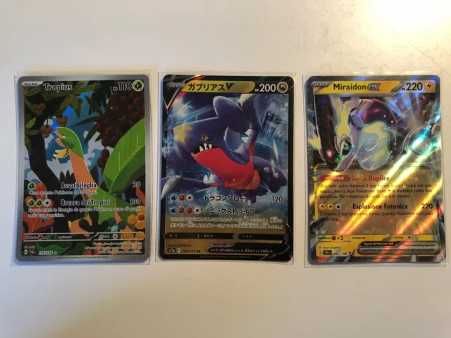 Lotto carte pokemon Mint