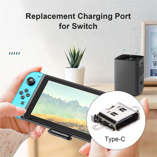 REPLACEMENT USB C Charging Port Socket for Nintendo Switch Console